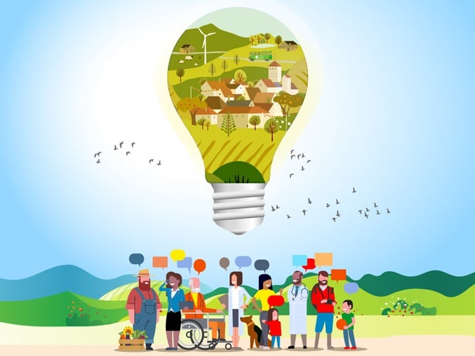 Terratoka App concept screens